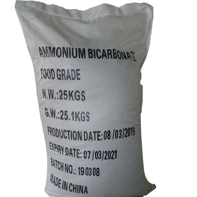CAS 1066-33-7 Bicarbonate Ammonia Powder For Food 25kg NH4HCO3